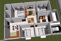 Minimalist House Design 1 Floor 4 Bedrooms Suitable for Large Families